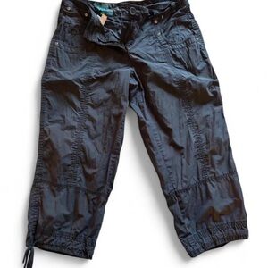 Y2K VINTAGE POINT ZERO black Cargo Capris